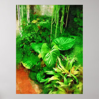 tropical foliage collection , fairchild tropical g poster