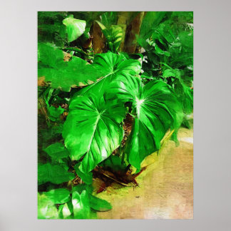 tropical foliage, fairchild tropical gardens, miam poster