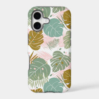 Tropical Foliage - Monstera And Palm Leaf Pattern