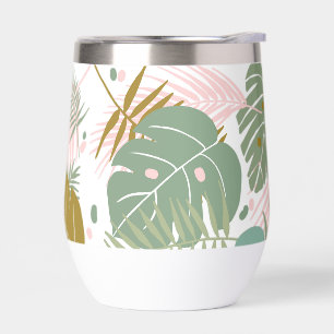 Tropical Foliage - Monstera And Palm Leaf Pattern