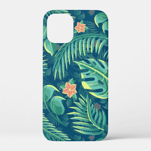 Tropical Foliage Pattern Phone Case (Back)