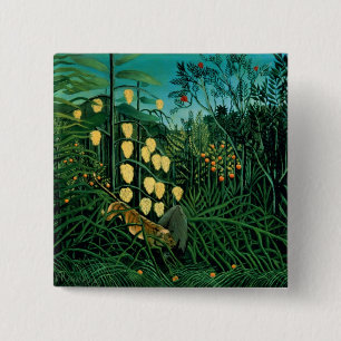 Tropical Forest 2 Inch Square Button