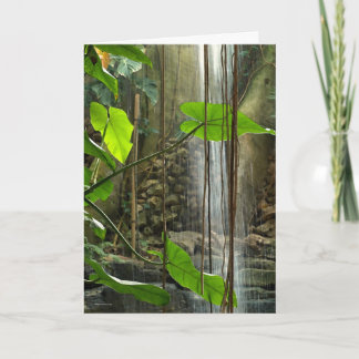 Tropical Forest (Condolence Card) Card