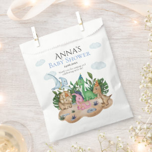 Tropical Forest Dinosaurs Baby Shower! Roar! Favour Bag
