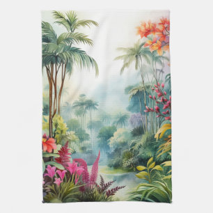 Tropical Forest Kitchen Towel