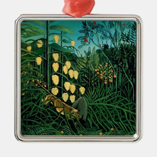 Tropical Forest Metal Ornament (Front)