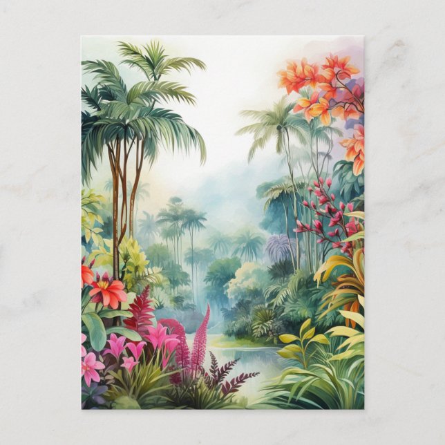 Tropical Forest Postcard (Front)