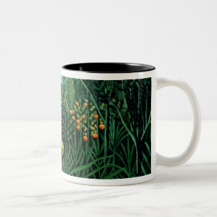 Tropical Forest Two-Tone Coffee Mug