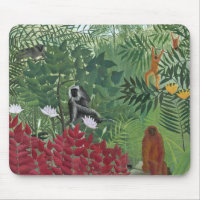 Tropical Forest with Monkeys, 1910 (oil on canvas)