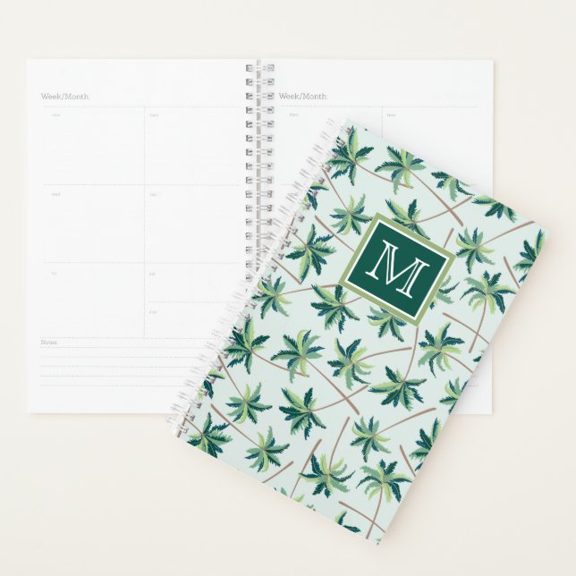 Tropical Foxtail Palm | Add Your Initial Planner (Display)