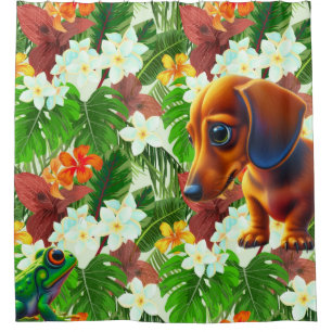 Tropical Frog and Dachshund