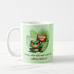 Tropical Frog Humour Coffee Mug - Customizable