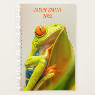 Tropical Frog Photo Personalized Planner