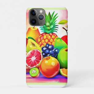 Tropical Fruit Assortment iPhone 11 Pro Case