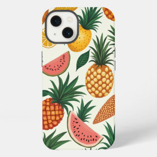 Tropical fruit design iphone 13 cases