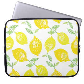 Tropical Fruit Doodle Pattern Laptop Sleeve