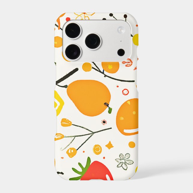 Tropical Fruit Fiesta Pattern (Back)