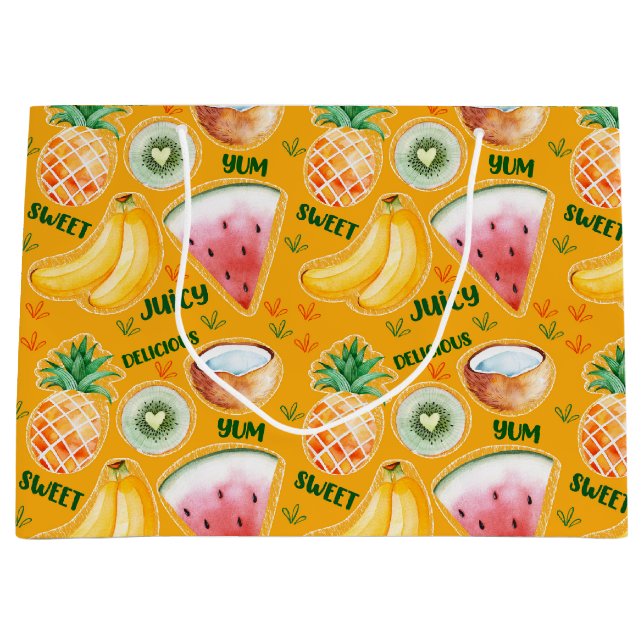 Tropical Fruit Gift Bag (Front)