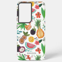 Tropical fruit girly all-over print
