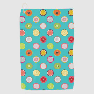 Tropical Fruit Golf Towel