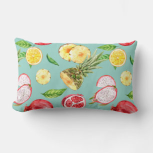 Tropical Fruit Lumbar Pillow