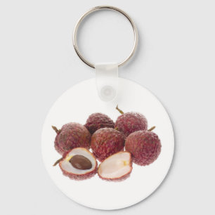 Tropical fruit - Lychees Keychain
