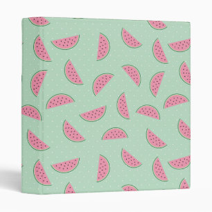 Tropical Fruit Paint Splatter Pattern Binder