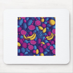 Tropical Fruit Pattern – Exotic Vibrant Design Sti Mouse Pad
