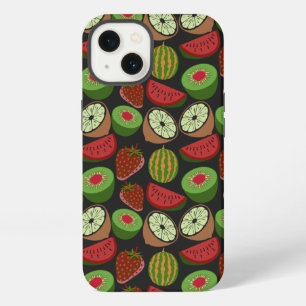 Tropical fruit seamless pattern colourful iPhone 13 case