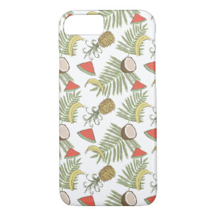 Tropical Fruit Sketch Pattern Case-Mate iPhone Case