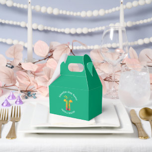 Tropical Fruit Smoothie Shop Juice Bar Favor Box