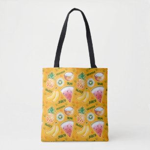 Tropical Fruit Tote Bag