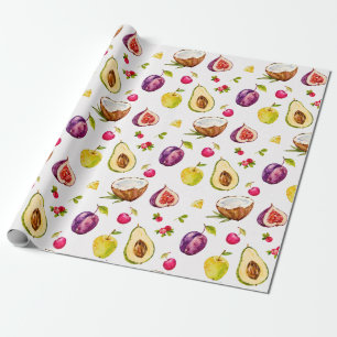 Tropical Fruit Wrapping Paper