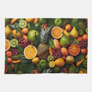 Tropical Fruits Kitchen Towel