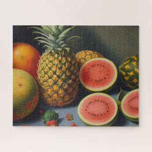 Tropical Fruits Painting Jigsaw Puzzle