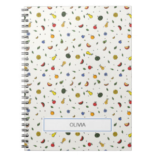 Tropical Fruits Personalized Notebook