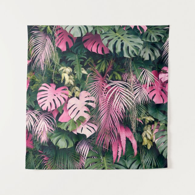 Tropical Full Background Trees Tapestry (Front)