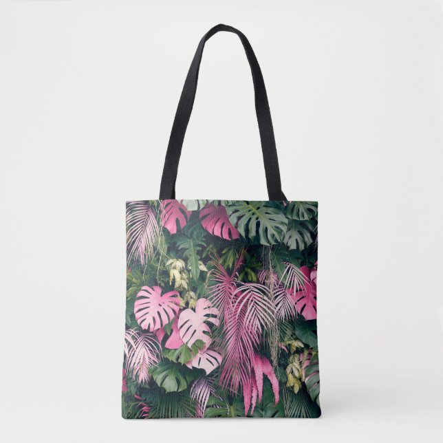 Tropical Full Background Trees Tote Bag (Front)