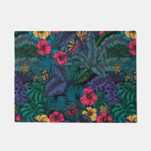 Tropical garden doormat