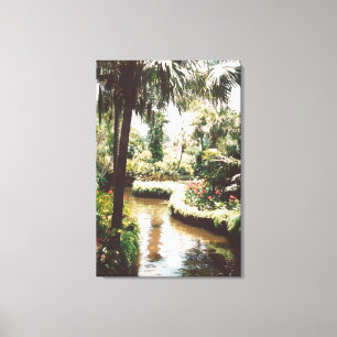 Tropical Garden Paradise Canvas Print