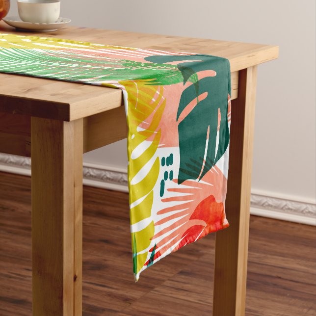Tropical Garden Short Table Runner (In Situ)