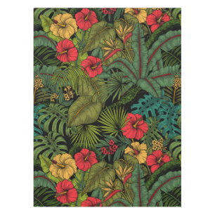 Tropical garden tablecloth