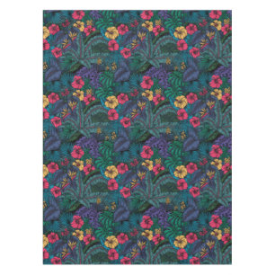 Tropical garden tablecloth
