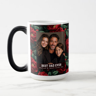 Tropical Gardenias Dog Dad Birthday Espresso Magic Mug