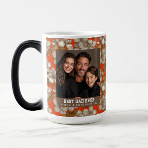 Tropical Gardenias Flower Pop Photo Custom Travel Magic Mug