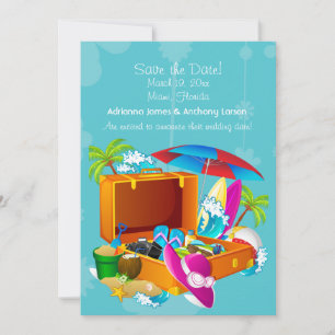Tropical Get-Away Save the Date Announcement