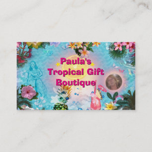 Tropical Gift Boutique Business Card