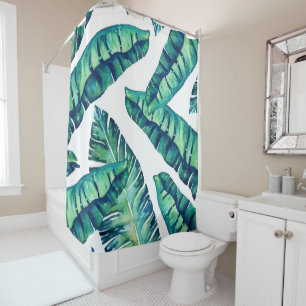 Tropical Glam shower curtain