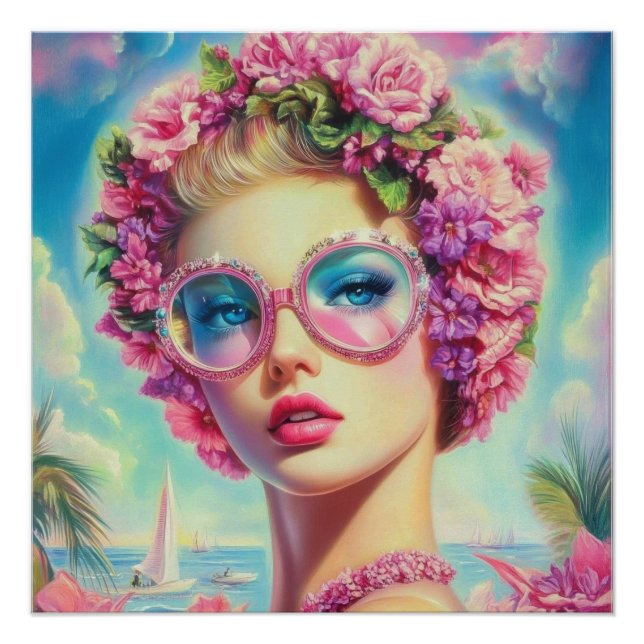 Tropical Glamour Queen Poster (Front)