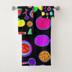 Tropical Glow Explosion Bath Towel Set